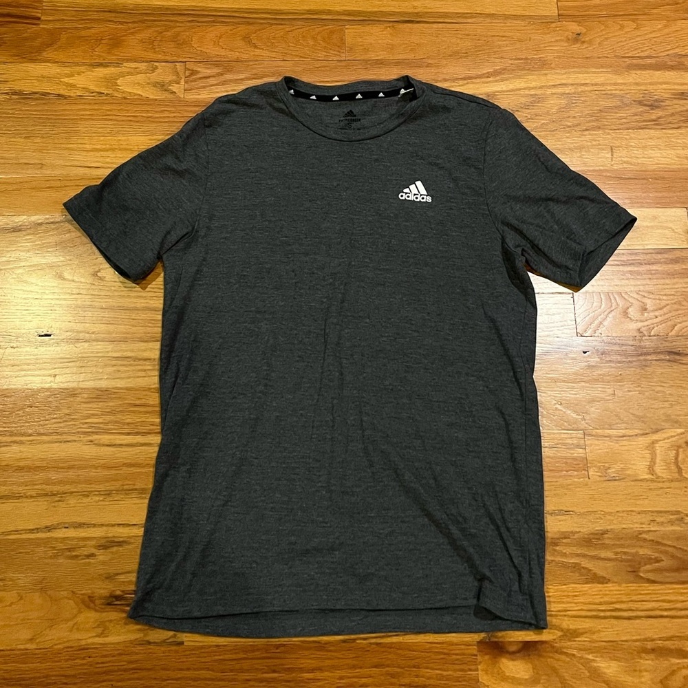ADIDAS Primegreen Aeroready Gray T Shirt Small